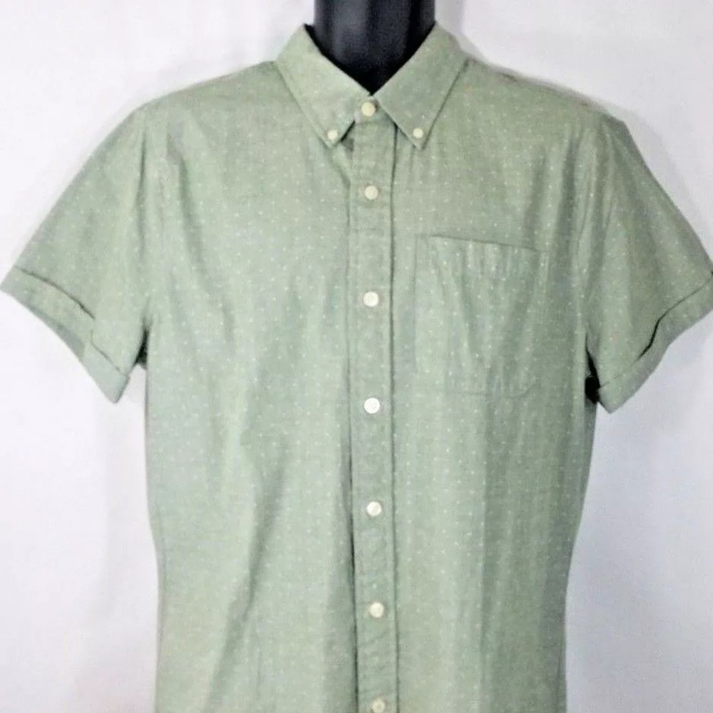 Abercrombie and Fitch Collar Polka Dot Shirt